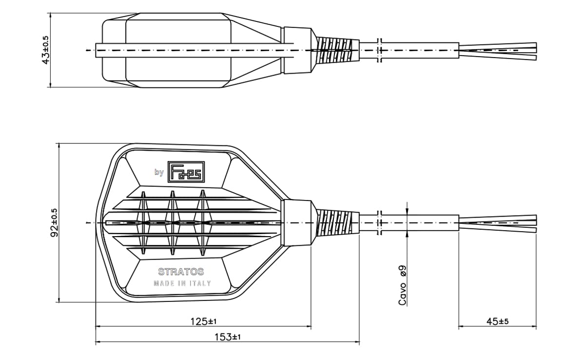 STRATOS disegno tecnico